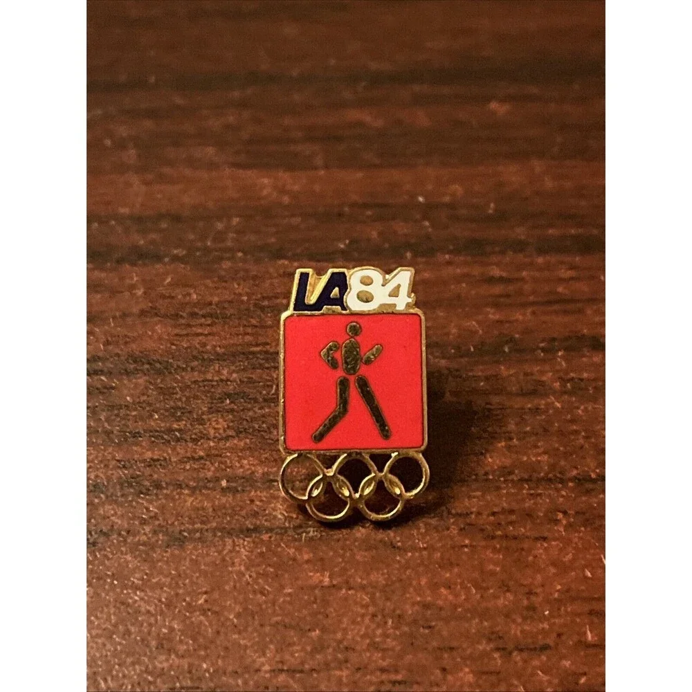 1984 Los Angeles Olympics Race Walking Event‎ Lapel Hat Pin