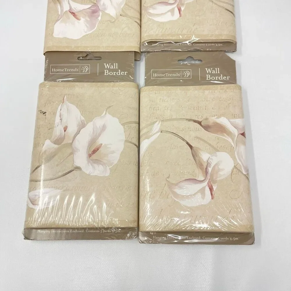 Home Trends Wall Border Designs Norwall Group Calla Lilly Lot #34A 20 yds total