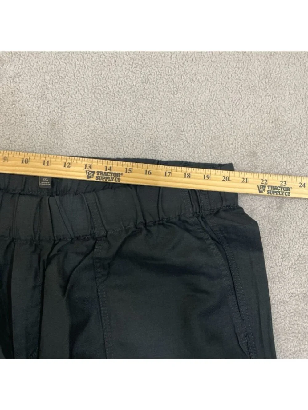 NWT Banana Republic Women's XXL Black Tapered Crop Pants Linen Blend  B1695