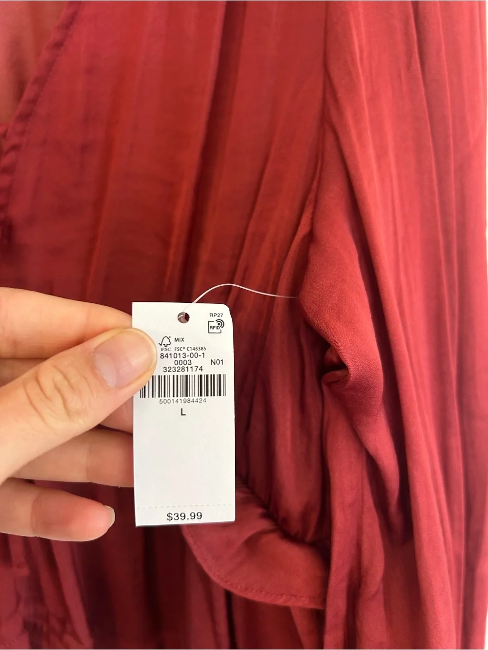 Old Navy Burgundy Tie-Front V-Neck Peplum Blouse NWT