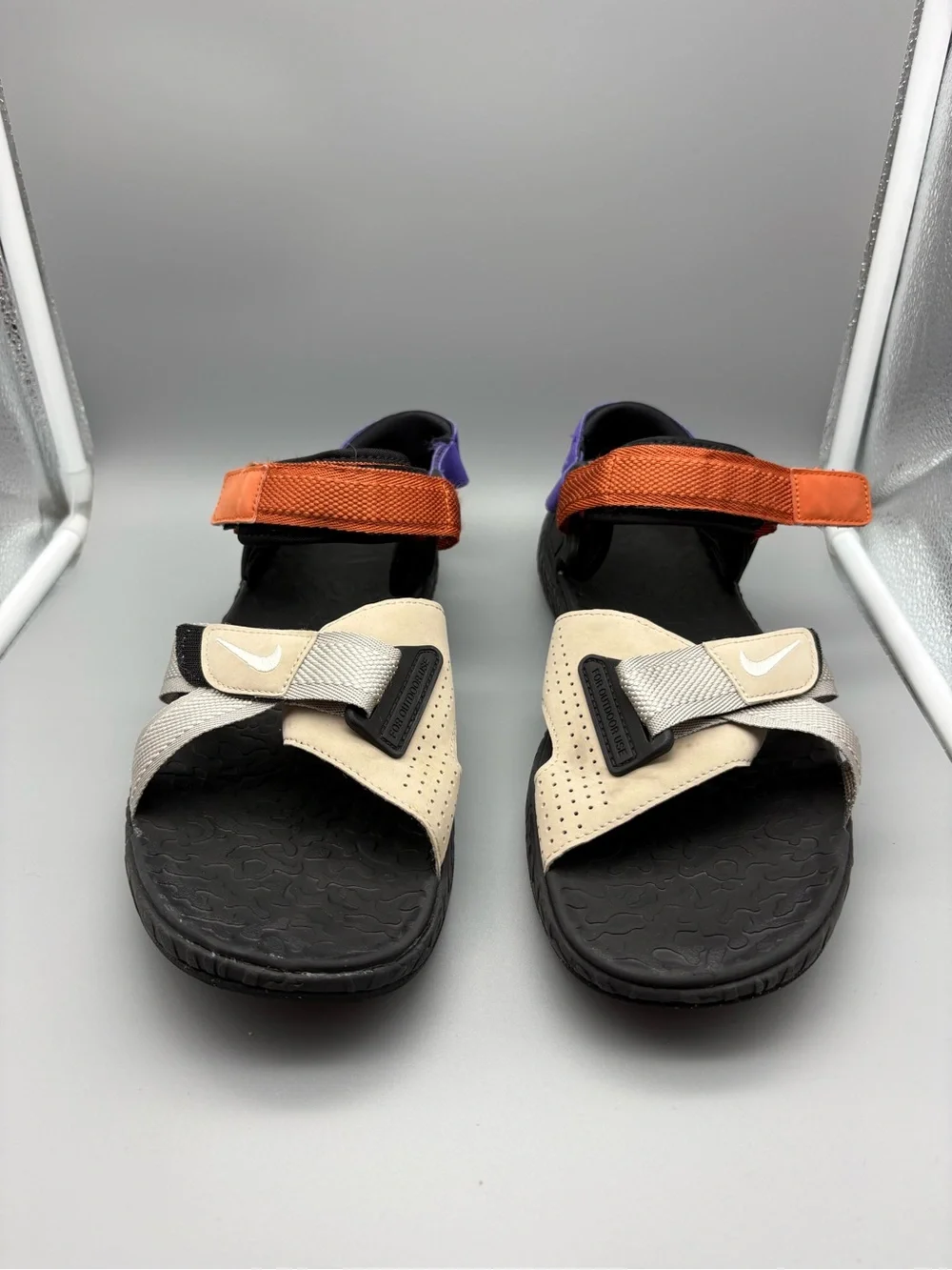 Nike ACG | Air Deschutz ACG Sandals - Black Orange Purple ; Mens 11