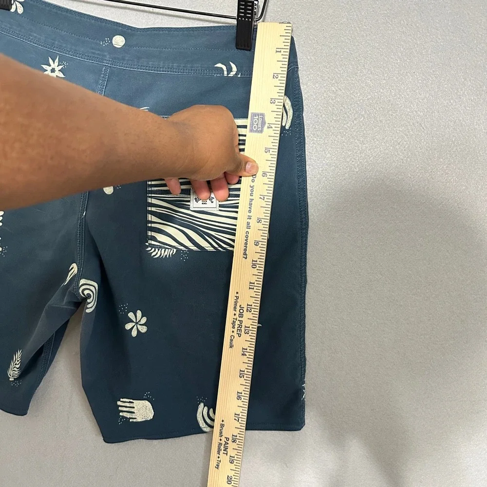 Billabong Recycler Sundays Board Shorts Mens 28 Blue Teal Print‎ Swim Trunks