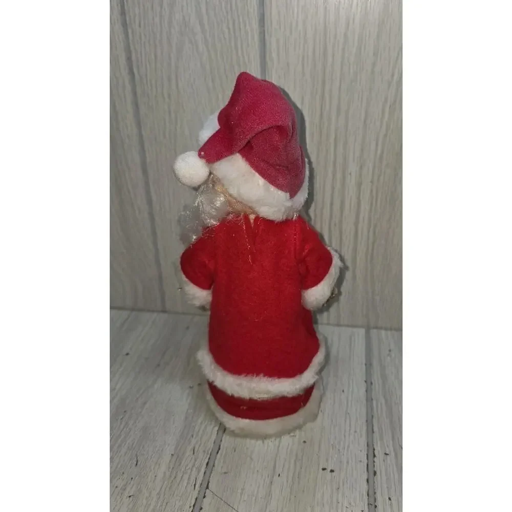 Vtg 1970s Santa Claus Standing Figurine Holiday Decor Dial Corporation USA Rare