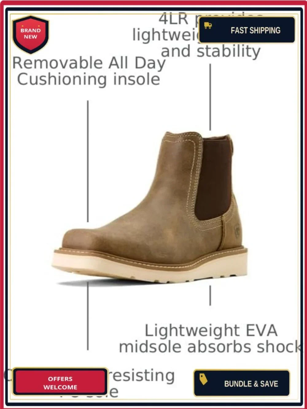 N/A chelsea boot