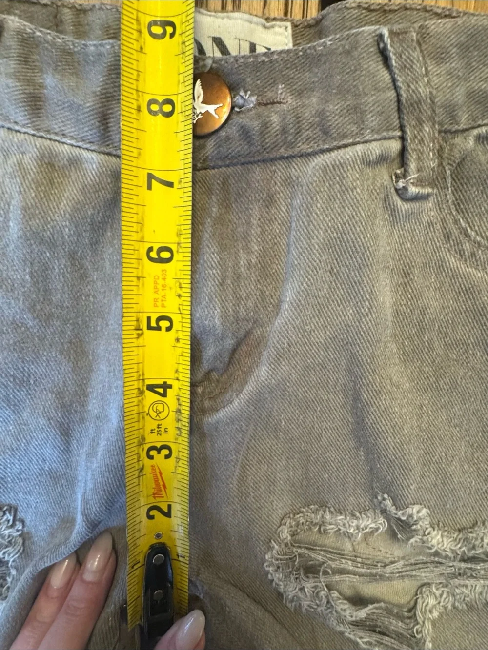 One Teaspoon brand distressed