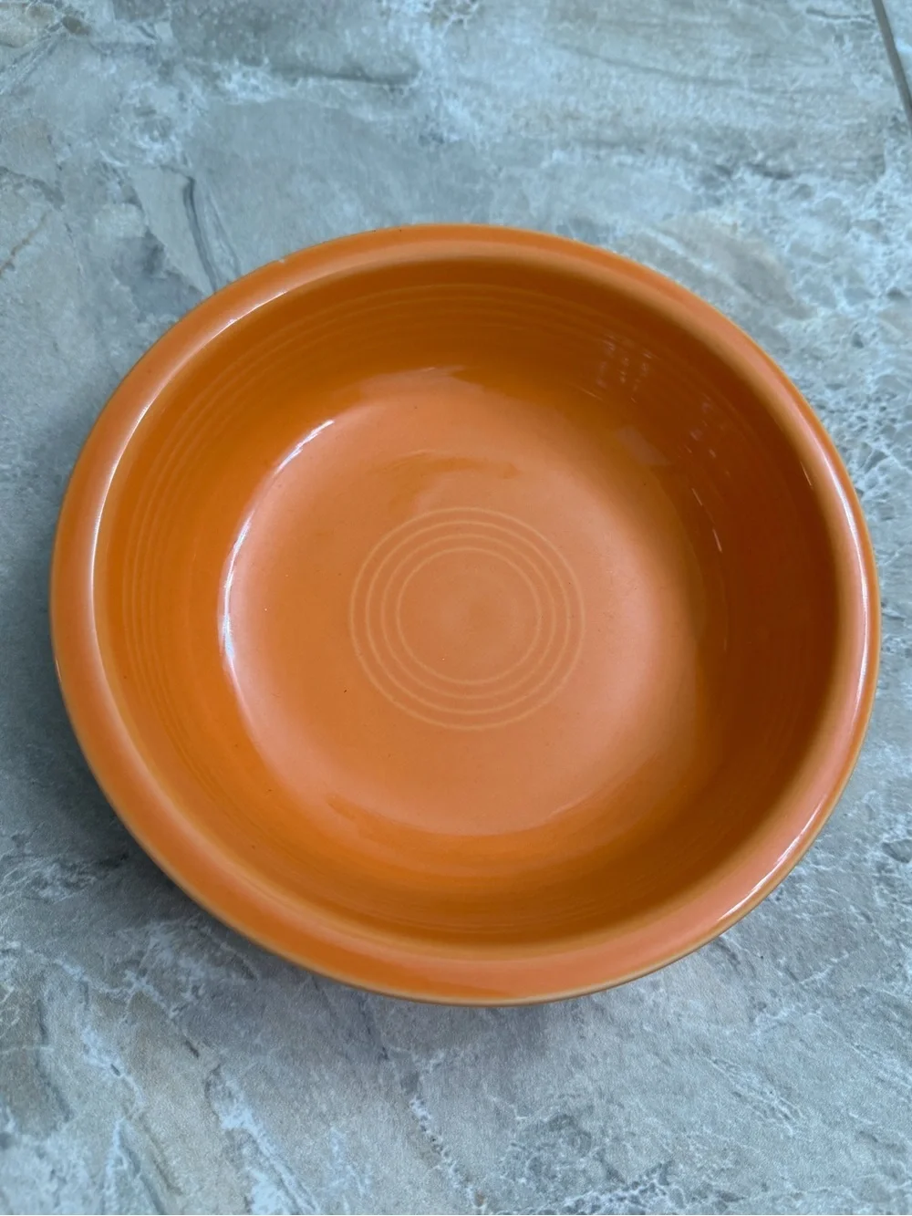 Fiestaware Tangerine Orange Classic Rim Cereal Bowl