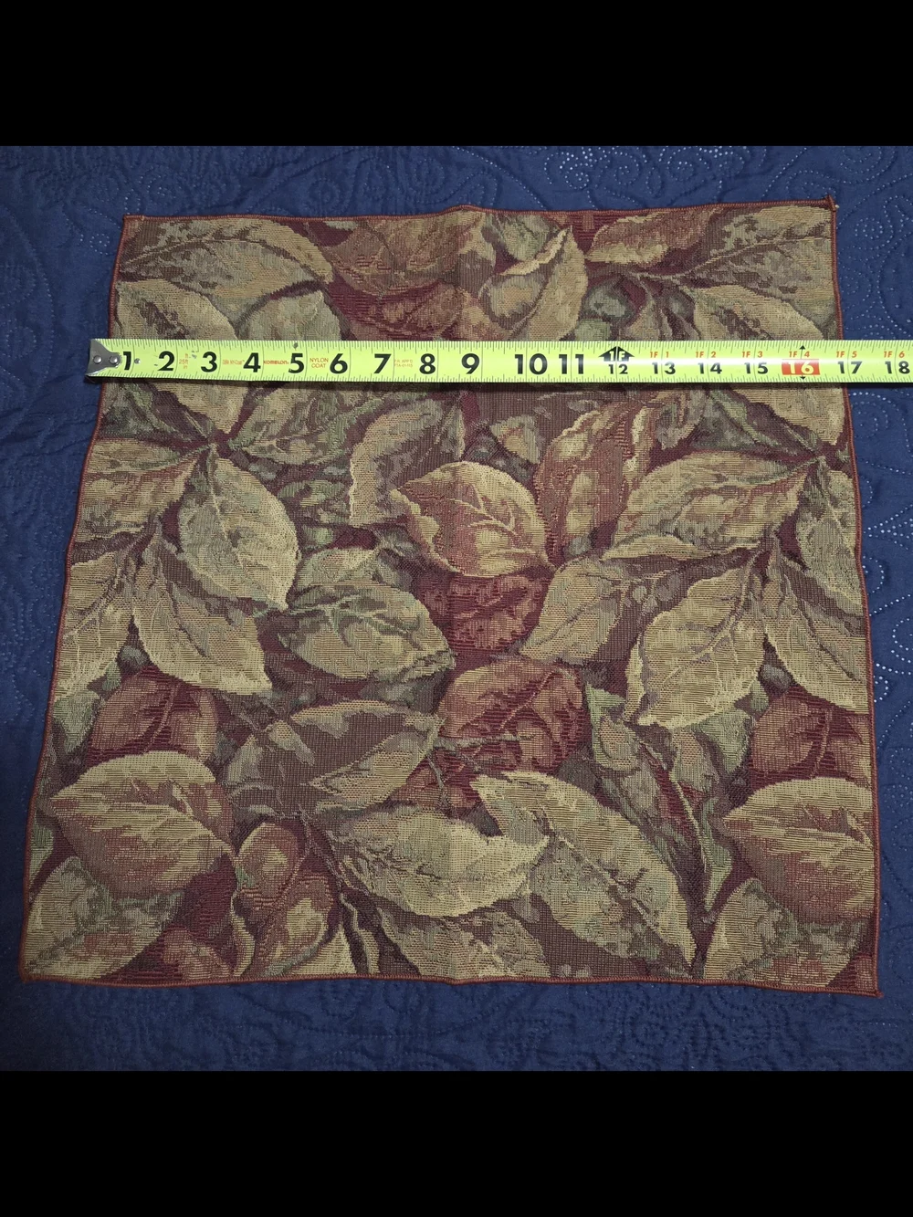 Autumn Leaf Jacquard Dining Napkins - Set of 8