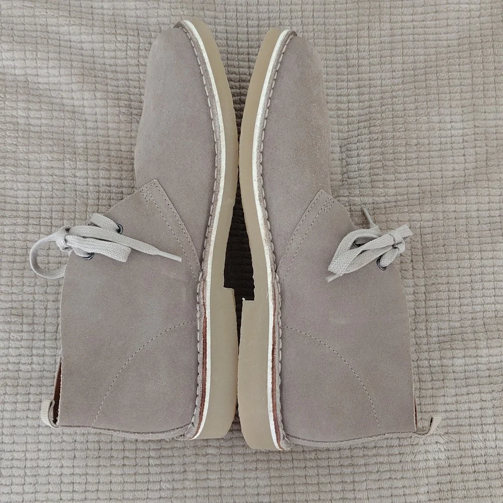 Alpine Design Ortholite Taupe Suede‎ Ankle Chukka Loafer Boots Size 9.5