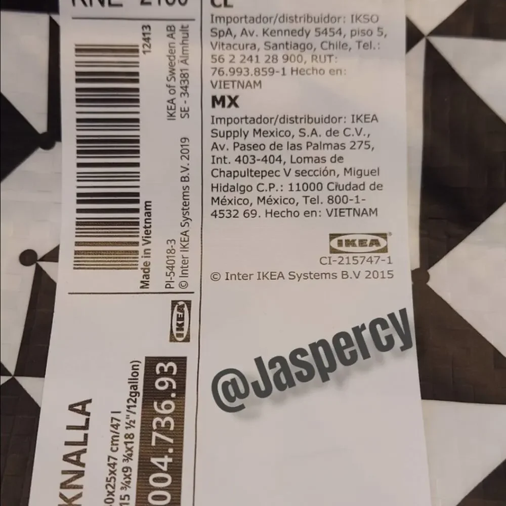 IKEA knalla geometric