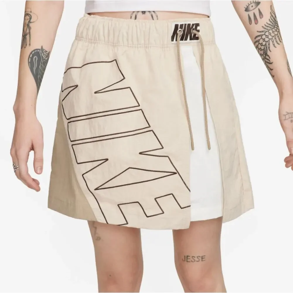 Nike Sportswear x Nike United WWC Tracksuit Skirt in Cream / Brown, Size XXL