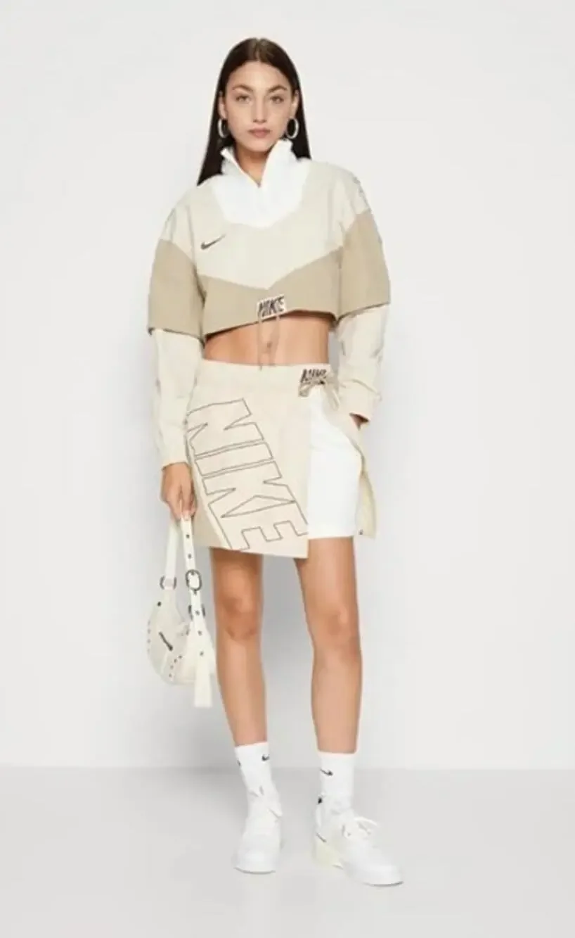 Nike Sportswear x Nike United WWC Tracksuit Skirt in Cream / Brown, Size XXL