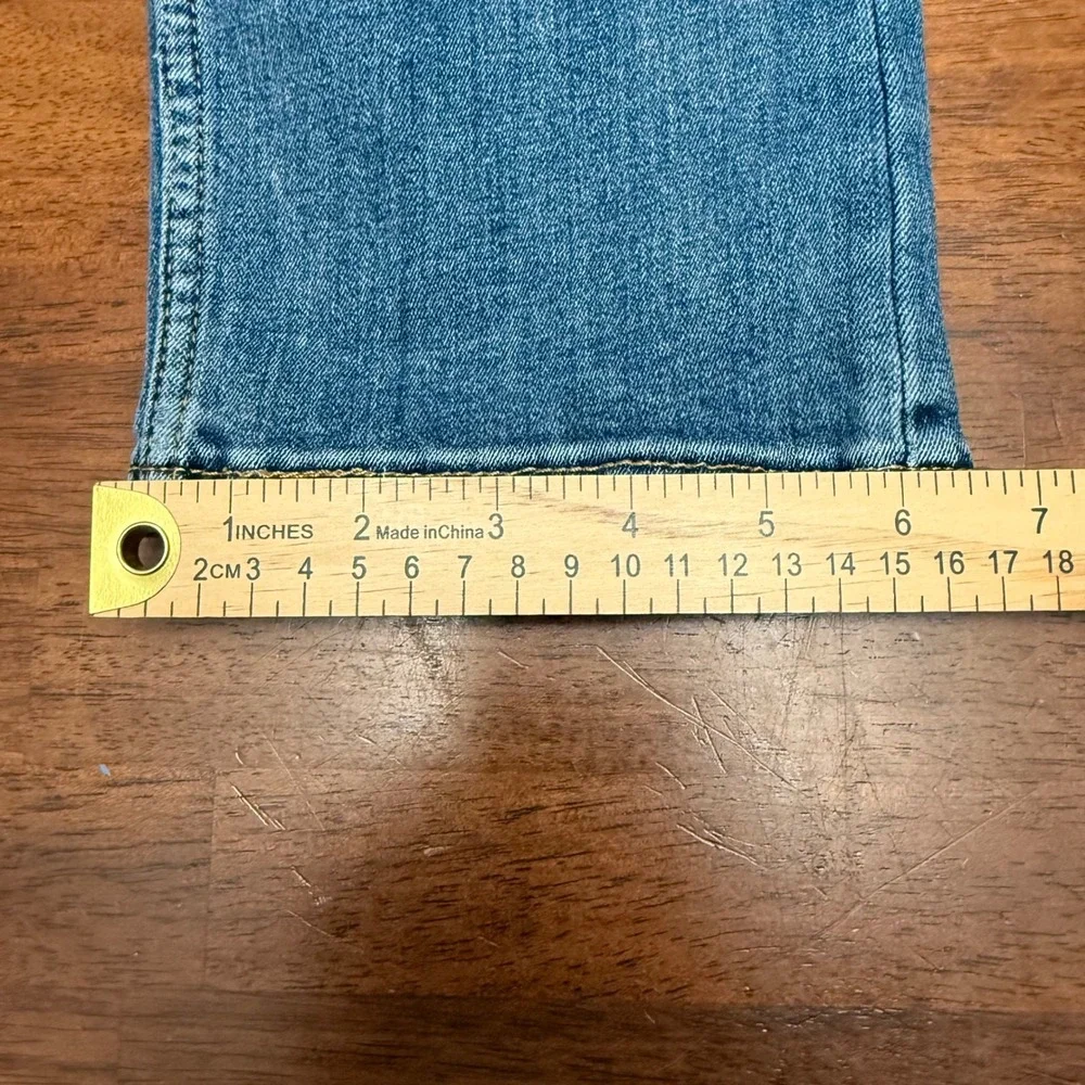 Levis 502 Taper Fit Jeans Mens 32x32 Blue Medium Wash Stretch Denim 29507-0053