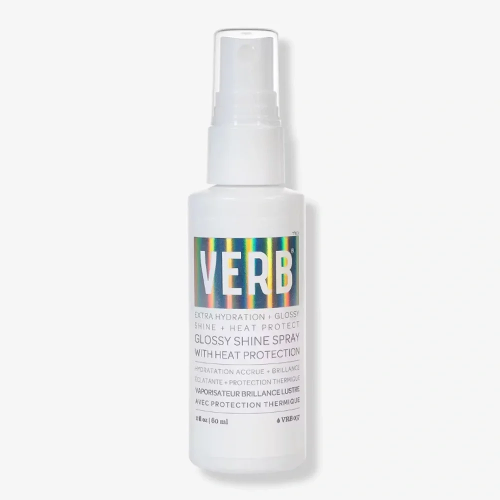 VERB Travel Size Glossy Shine Spray with Heat Protection 1oz NIB