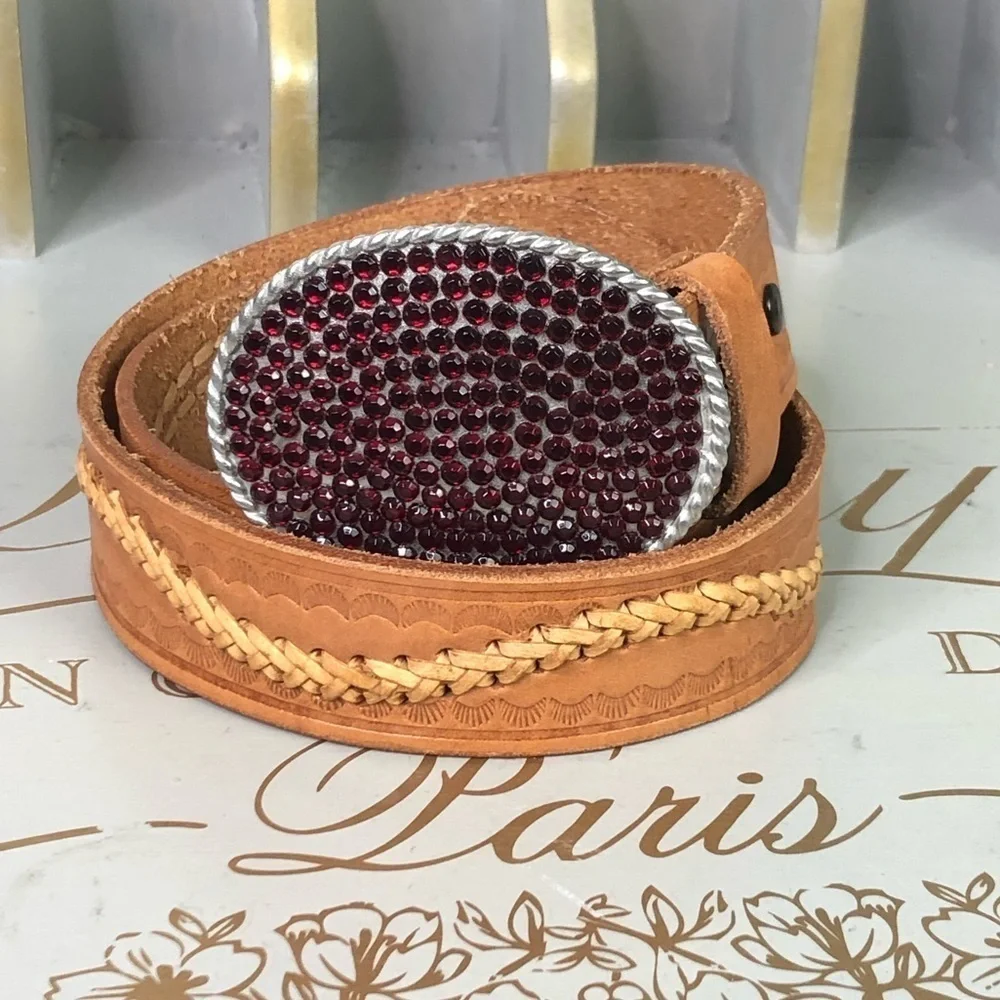 N/A red rhinestone