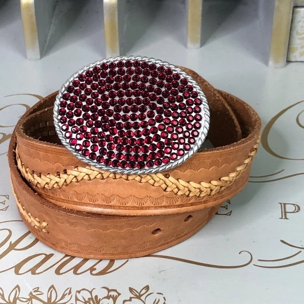 N/A red rhinestone