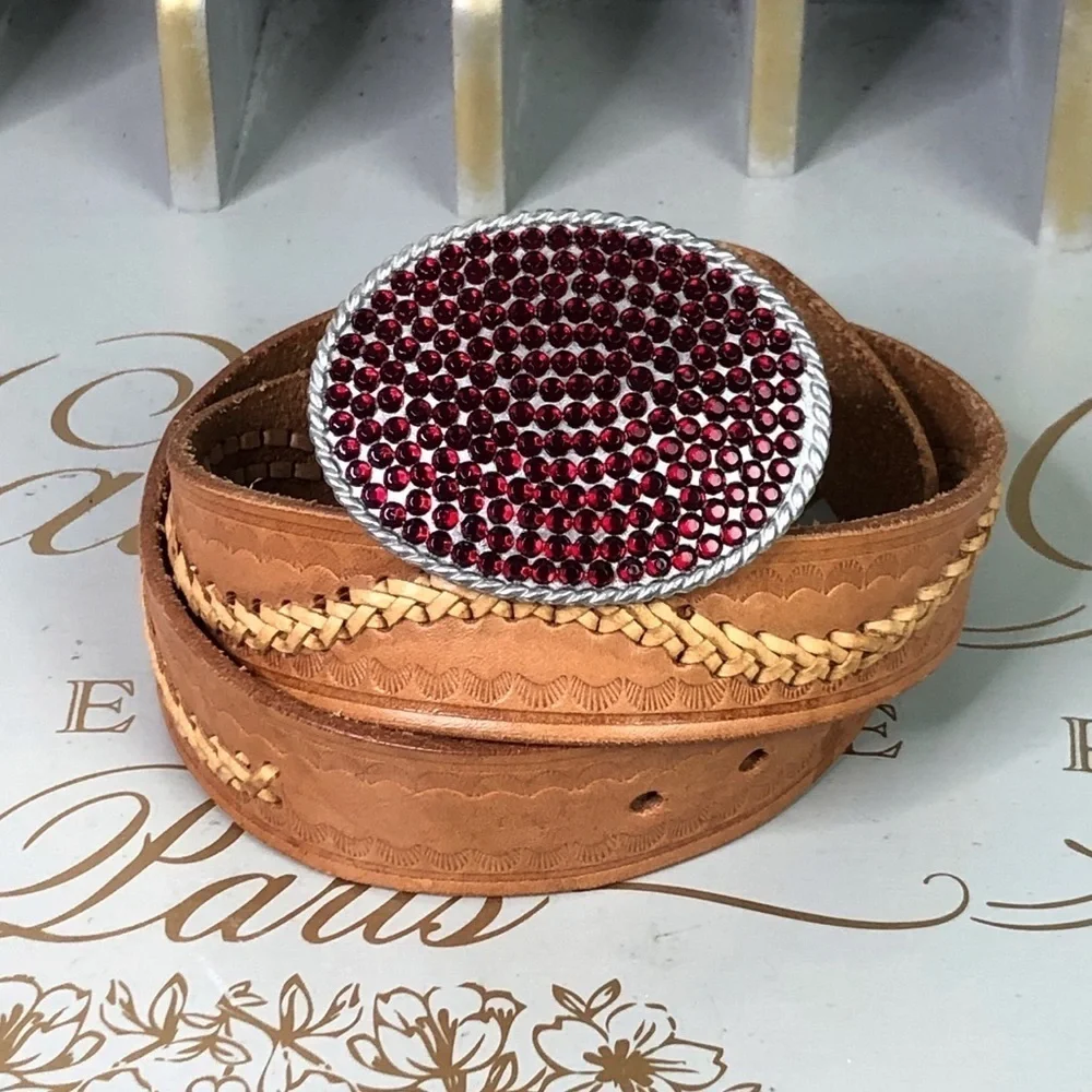 N/A red rhinestone