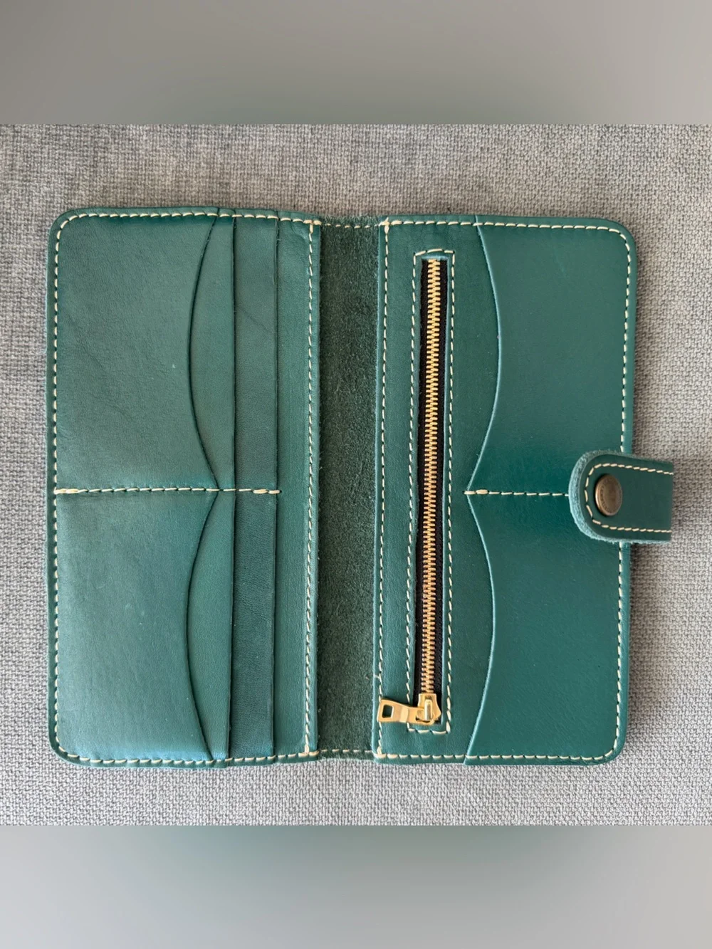 PLG Portland Leather Peacock Bifold Wallet