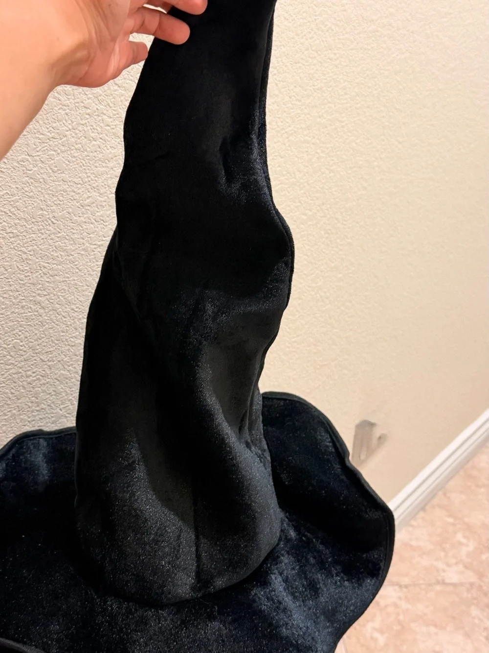 Kids Black Witch Hat Halloween Costume - Classic Pointed Witch Hat