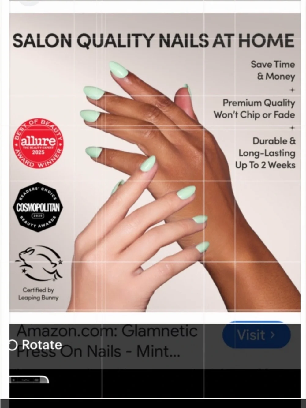 Color Street Mermaid You Look fdl046 100% real nail polish strips 16 Pcs+8 BONUS