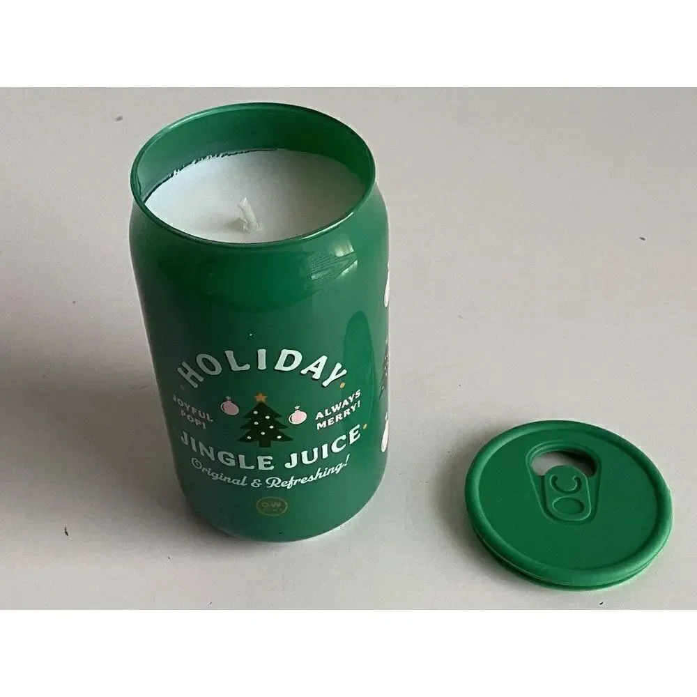 DW Home Holiday Jingle Juice Soda Pop‎ Candle 15.4 Oz Scented Christmas NEW