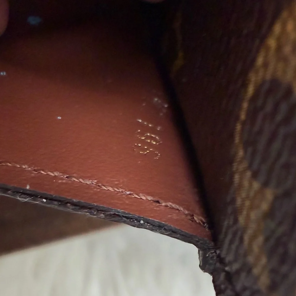 Louis Vuitton bag leather