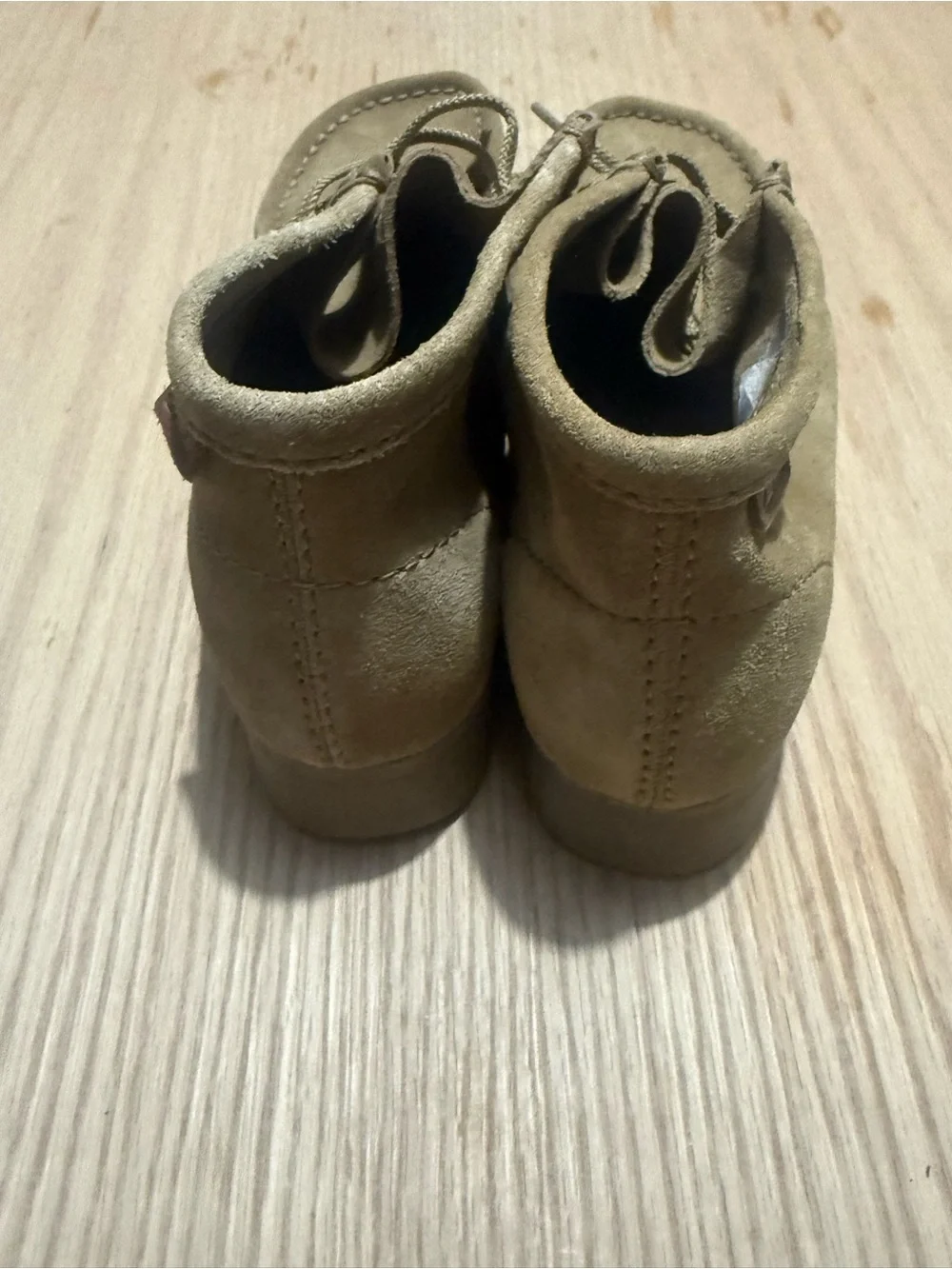 Clarks suede upper