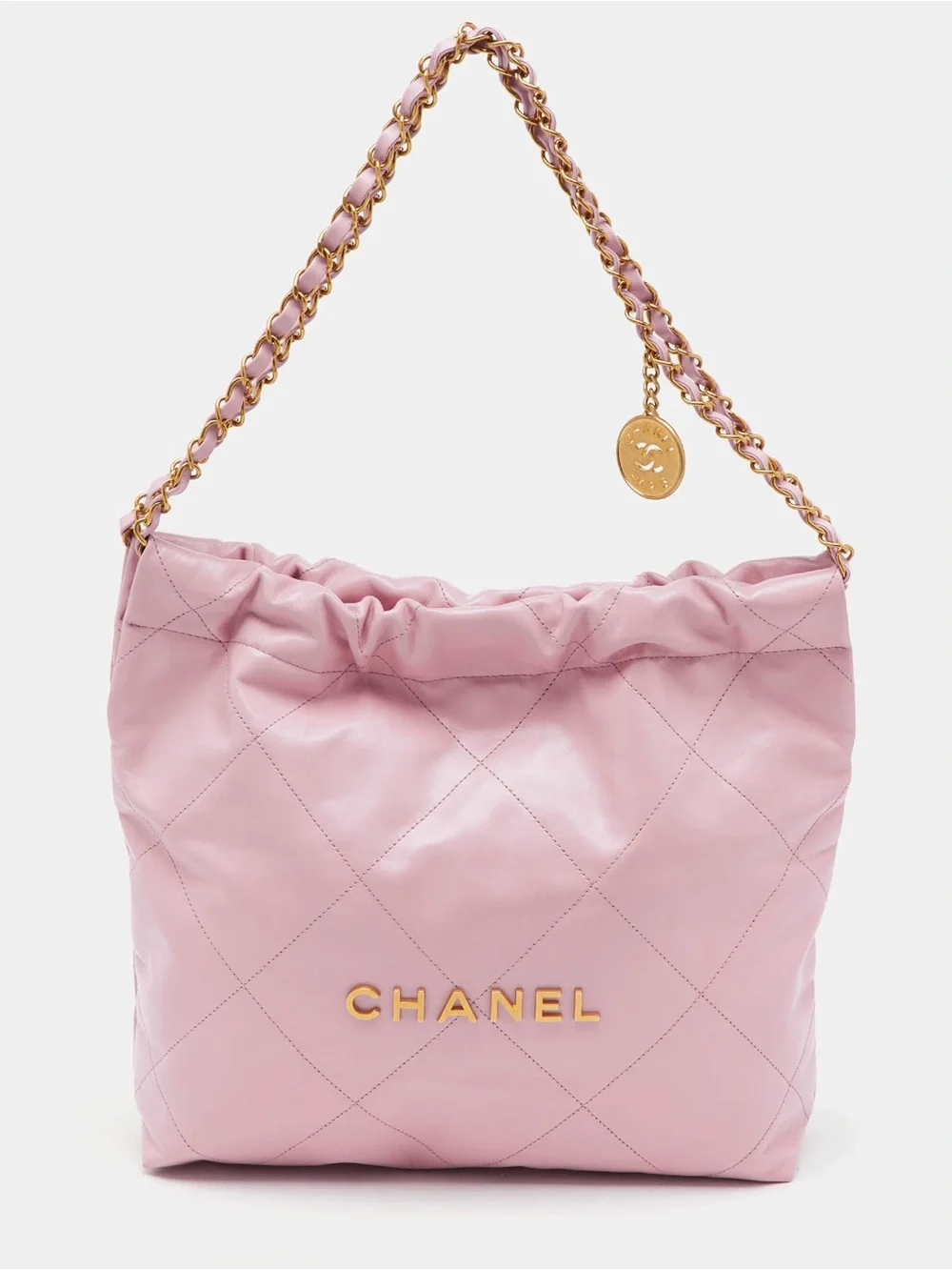 Chanel 22 Hobo Bag 22S Pink Medium