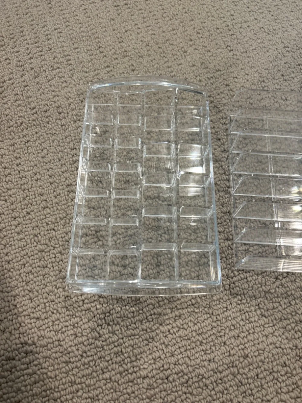 3 piece makeup organizer set