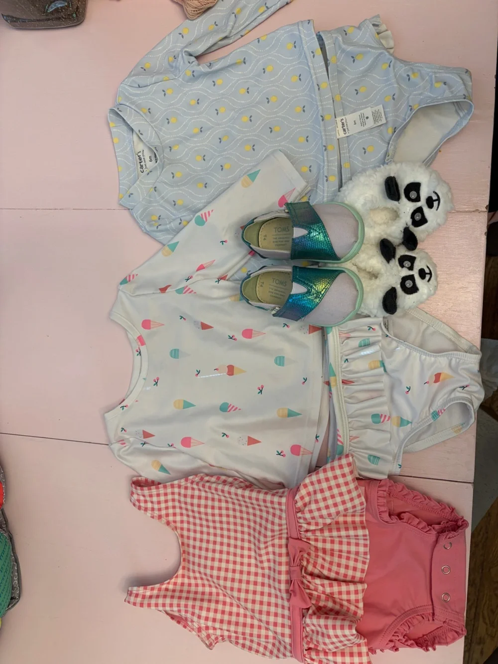 Baby girl swim and shoe bundle
