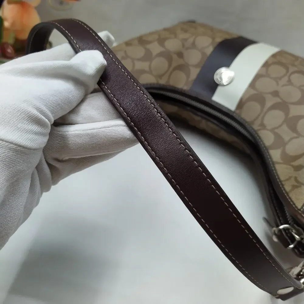 Coach signature brown