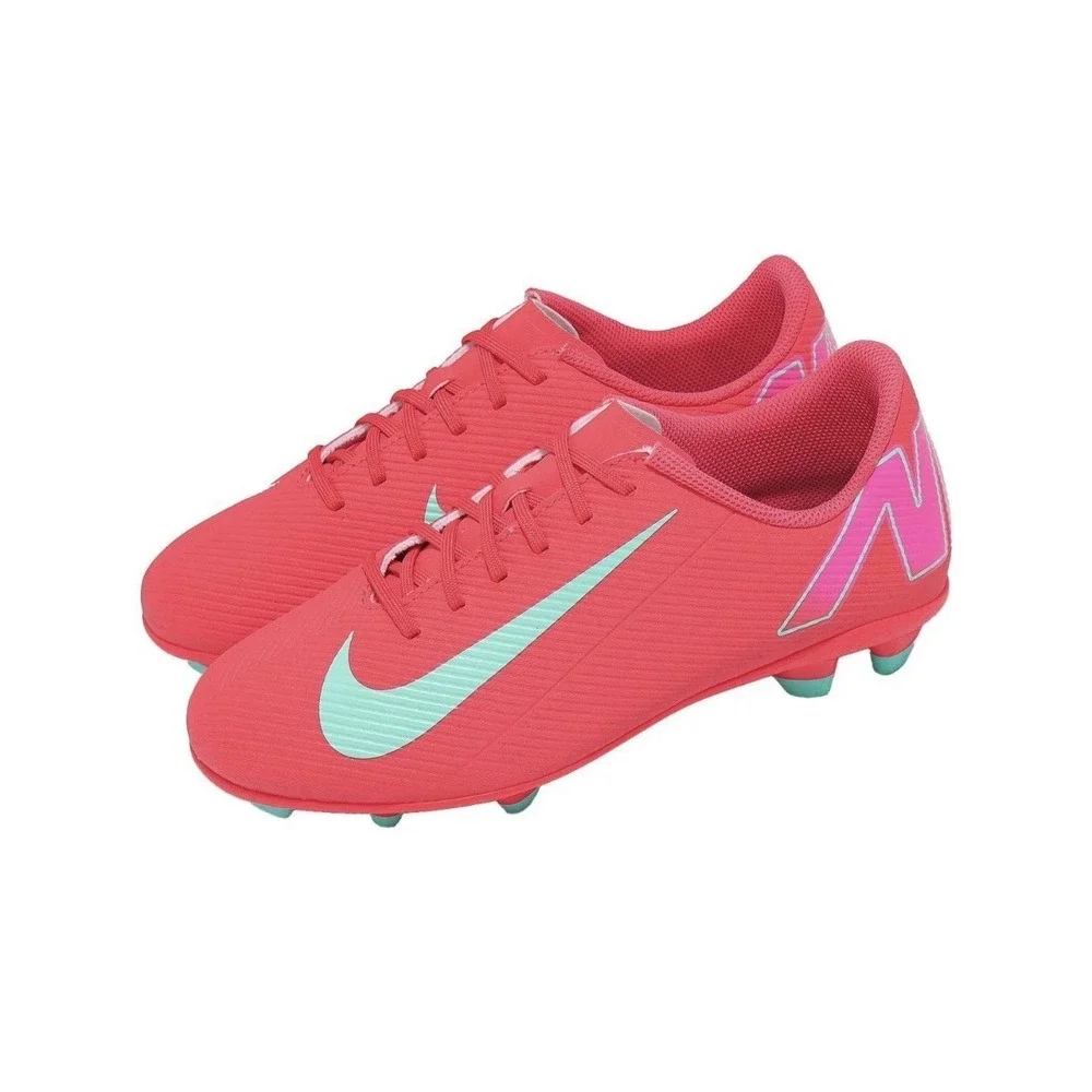 NEW Nike JR Vapor 16 Club FG/MG‎ Ember Glow Kids Youth Soccer FQ8286-800 5.5 Y