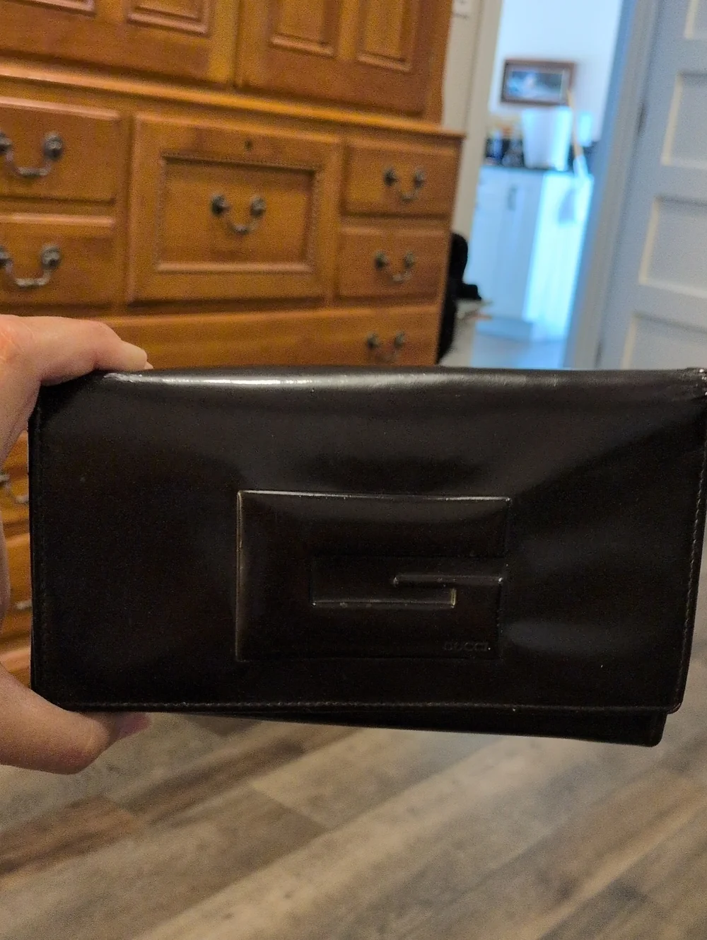 Gucci Vintage 90s Tom Ford  Black Patent Leather