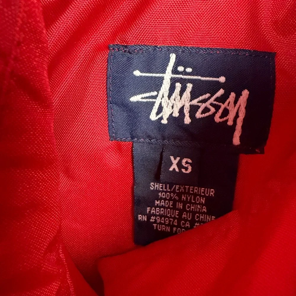 Stussy nylon button