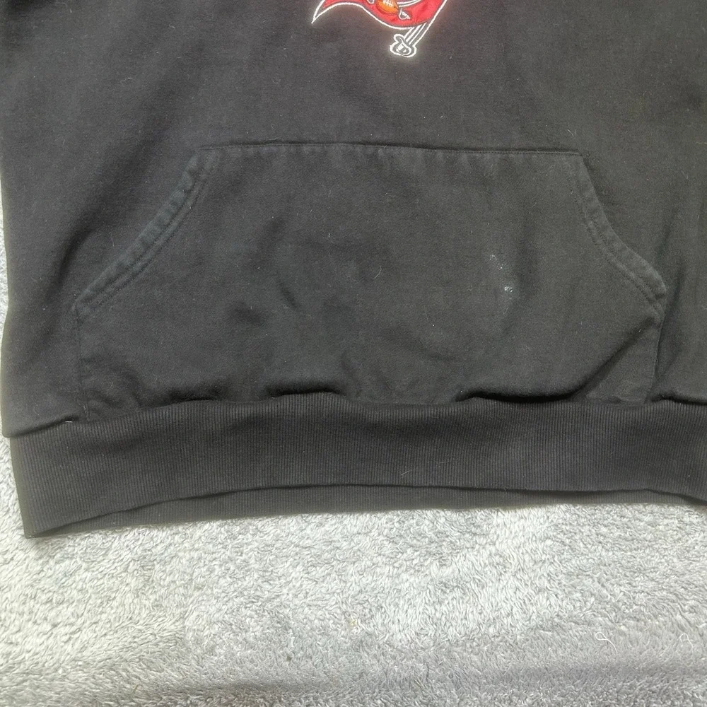 Tampa Bay Buccaneers Hoodie Mens XL Black NFL‎ Football Pullover Sweatshirt SPOT