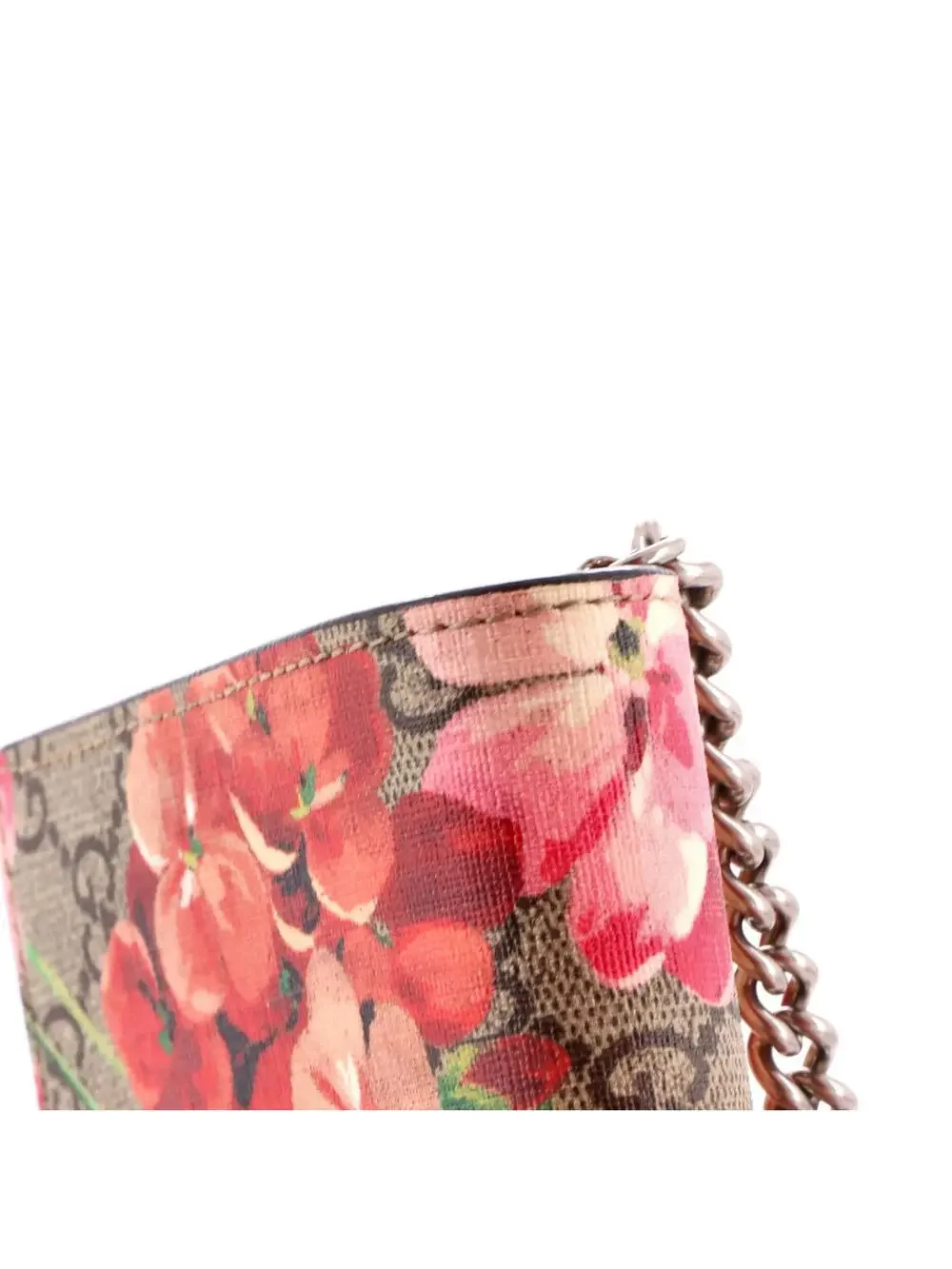 Gucci Chain Wallet Blooms Print Gg #334572G90B