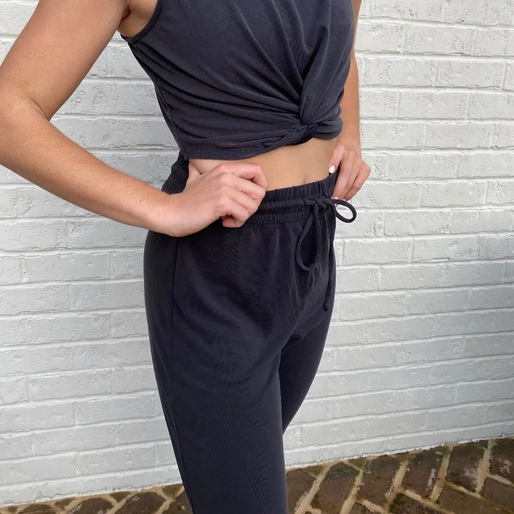 Express polyester cropped