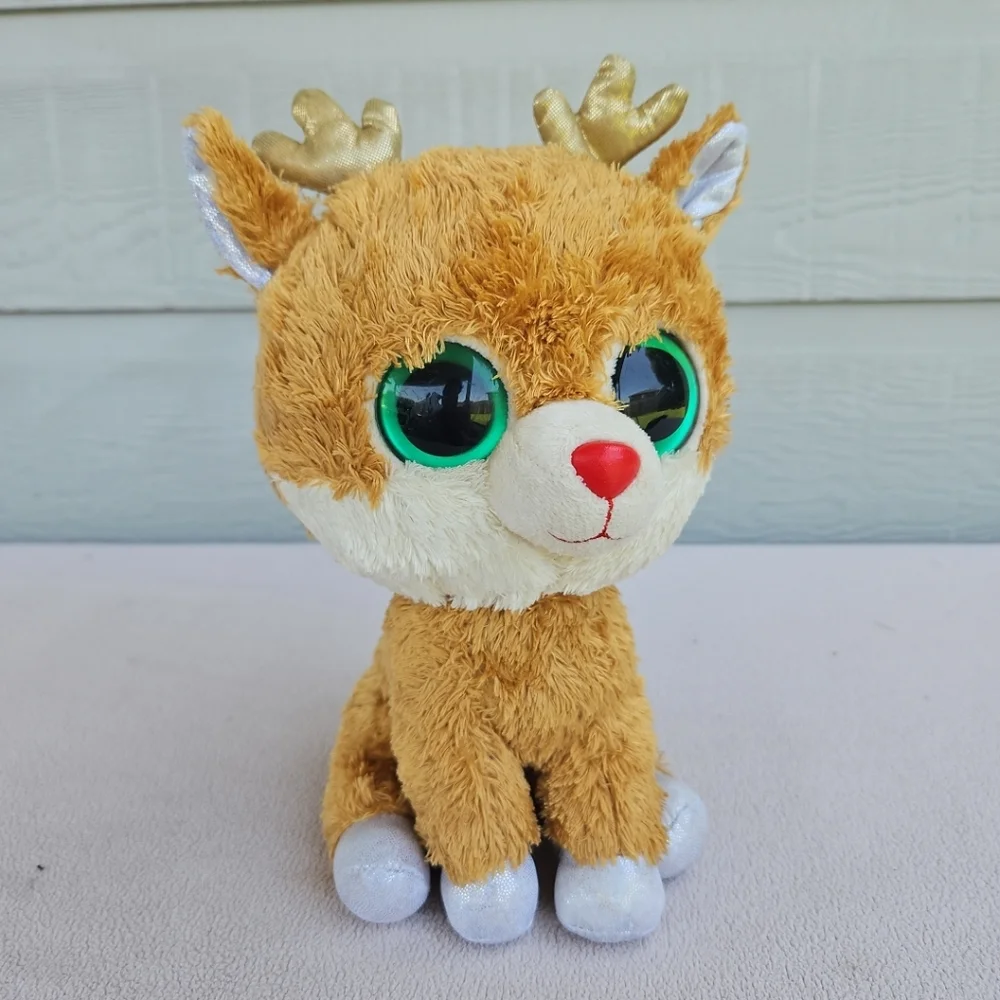 Ty Beanie Boos Alpine the Reindeer Plush 9