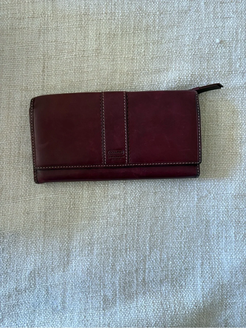 Coach set burgundy