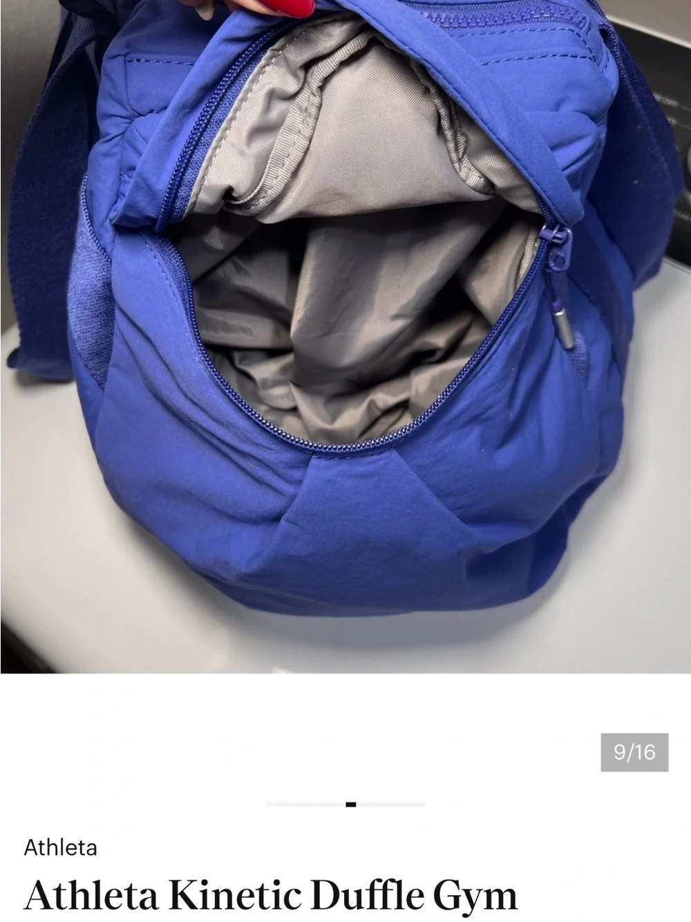 Athleta strap zip