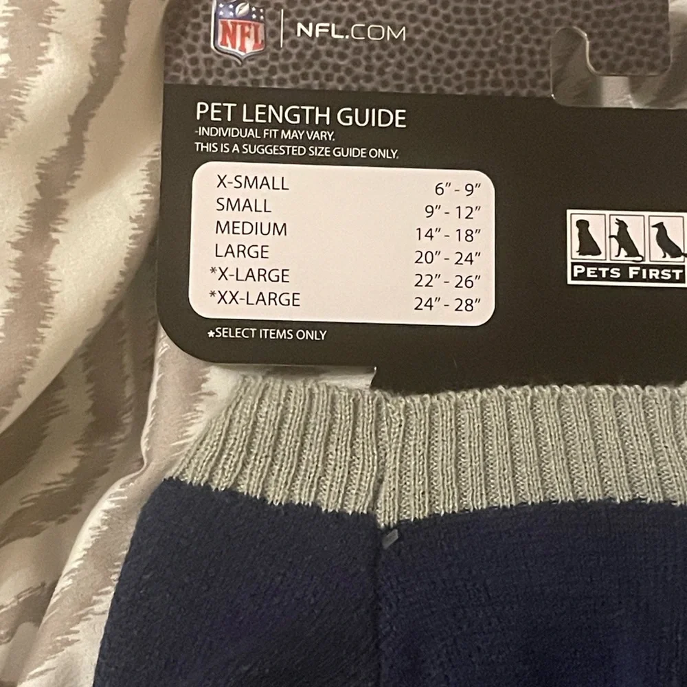NFL cozy pet