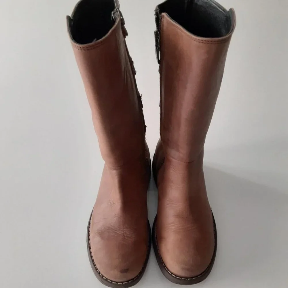 Simonetta brown leather