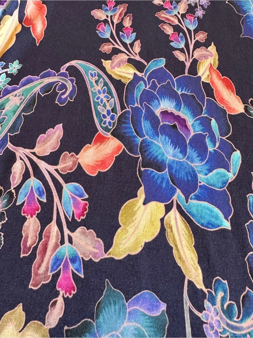 Johnny Was | The Janie Favorite Puff Sleeve Top in Stevies Garden Print, XS
