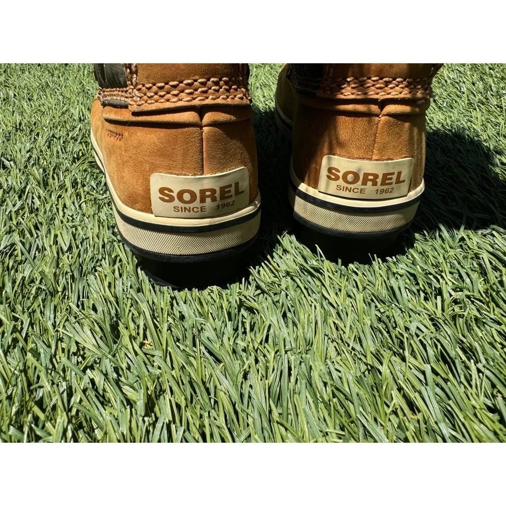 Sorel Tofino II Waterproof Winter Boots Women's Size 5 Light Brown Faux Fur NL17