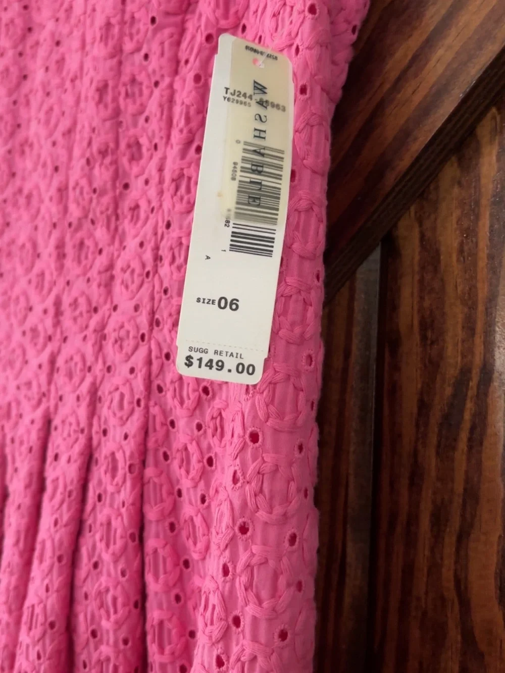 Pendleton pink eyelet