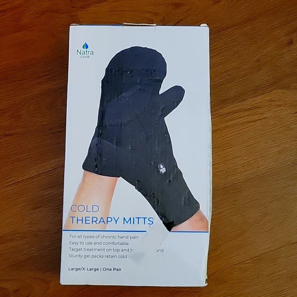 NatraCure Cold Therapy Mittens Large/XL arthritis neuropathy chemotherapy New