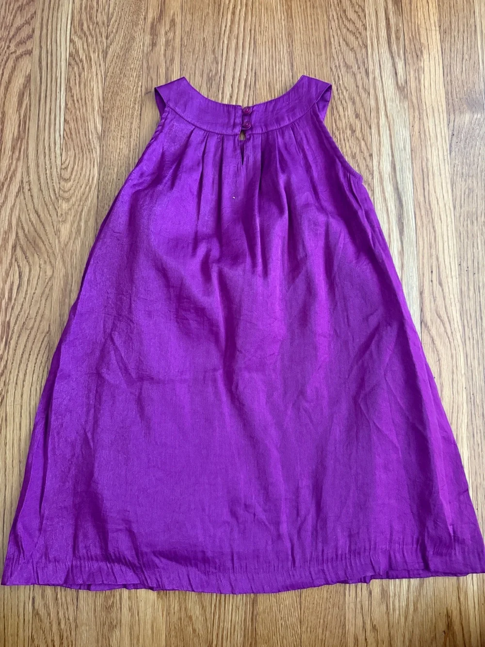 Mini Boden faux crystal embellished purple dress 5-6y