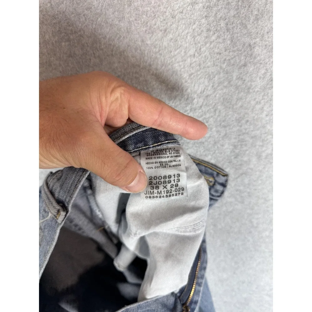 Lee Jeans Mens 38x29 Blue Regular Fit‎ Straight Leg Denim Classic Casual Pants