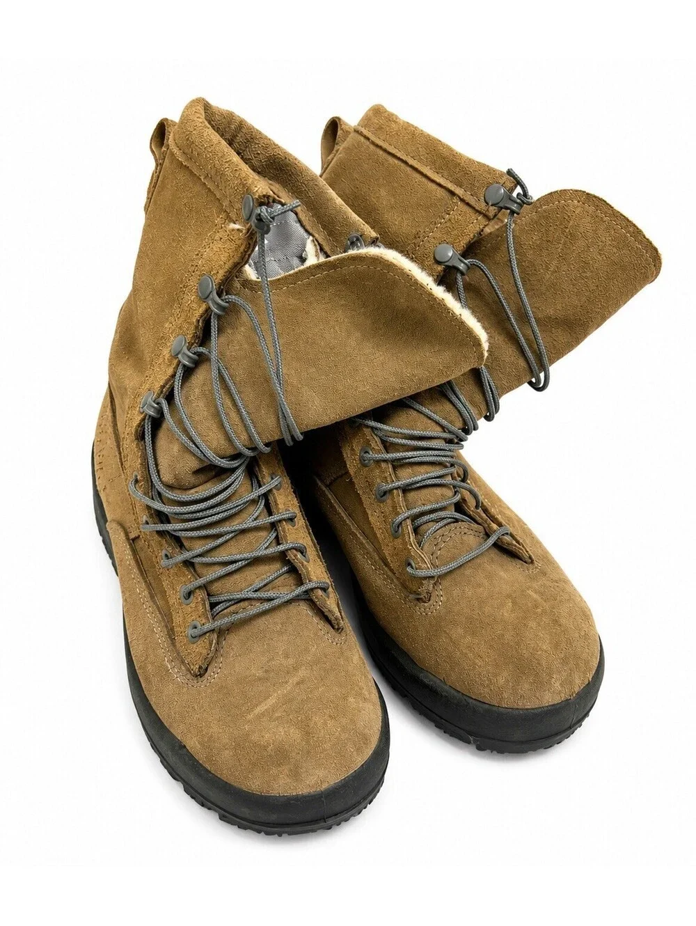 Belleville 675 08.0 R Military Flight Boots 600 Gram Made in USA Tan