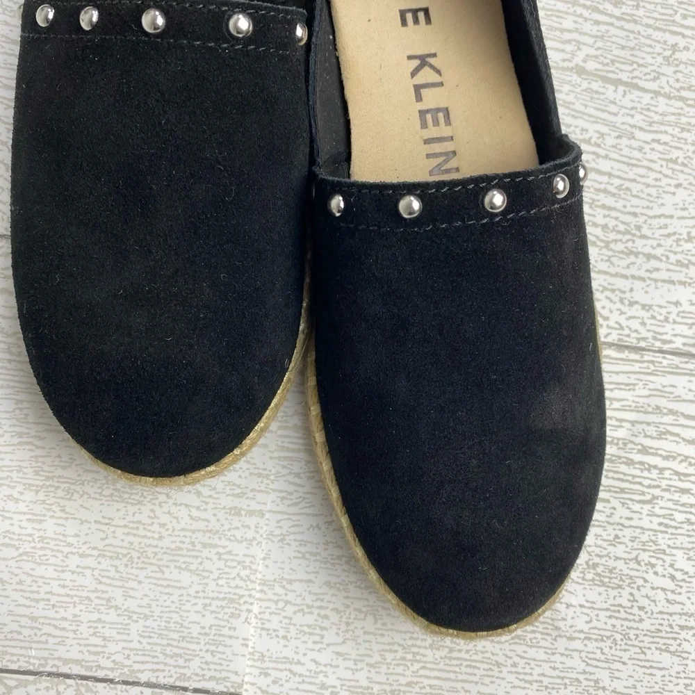 Anne Klein Black Kaylie Espadrilles size 6.5