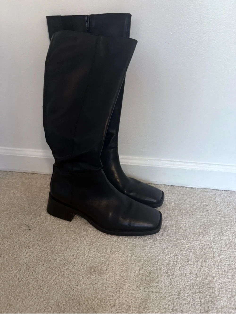 Vagabond boots blanca